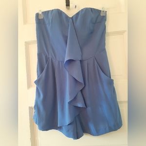 Purple/blue formal romper, size 8, express